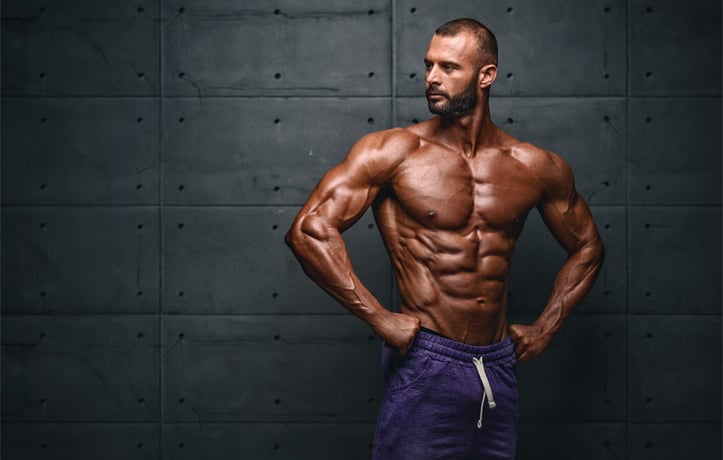 A guy posing 